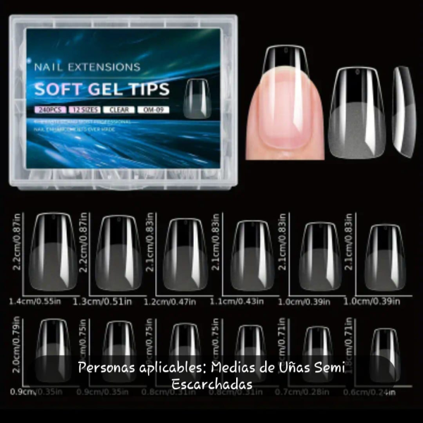 Nail Tips Square Large