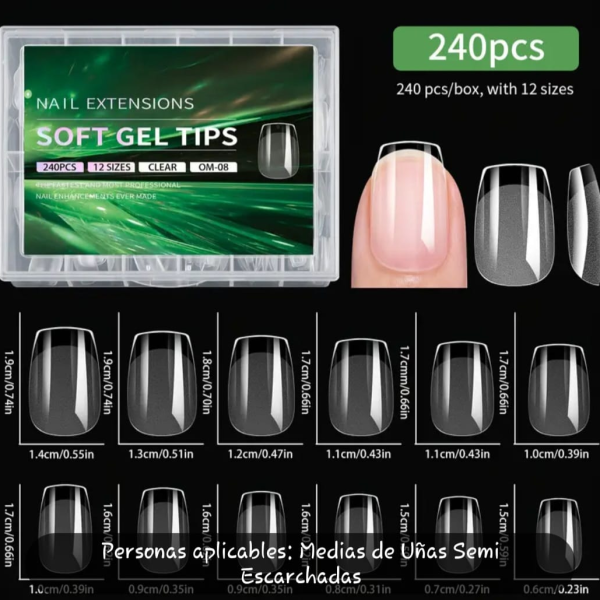 Nail Tips Square Short